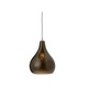 Large Curved Pendant - Silver / Antique Chocolate