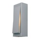 Boardwalk Outdoor Wall Sconce - Silver / Opal