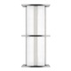 Modular Tubular Medium High Output Outdoor Wall Sconce - Stainless Steel / White Modular Tubular Medium High Output Outdoor Wall Sconce - Stainless Steel / White