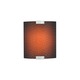 Omni Small Outdoor Wall Sconce W / Cover - Silver / Brown Smoke Omni Small Outdoor Wall Sconce W / Cover - Silver / Brown Smoke