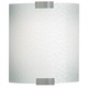 Omni Small Outdoor Wall Sconce W / Cover - Silver / Opal Omni Small Outdoor Wall Sconce W / Cover - Silver / Opal