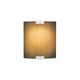 Omni Small Outdoor Wall Sconce W / Cover - Silver / Dark Amber Omni Small Outdoor Wall Sconce W / Cover - Silver / Dark Amber