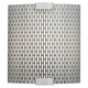 Omni Small Outdoor Wall Sconce W / Cover - Silver / Metal Meta Omni Small Outdoor Wall Sconce W / Cover - Silver / Metal Meta
