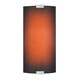 Omni Medium Outdoor Wall Sconce W / Cover - Silver / Brown Smoke