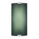 Omni Medium Outdoor Wall Sconce W / Cover - Silver / Blue
