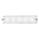 Edge Bath Bar - Polished Chrome / Opal White Edge Bath Bar - Polished Chrome / Opal White