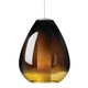 Sora Pendant - Satin Nickel / Dark Brown / Light Amber Sora Pendant - Satin Nickel / Dark Brown / Light Amber