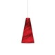 Freejack Mini Taza Pendant - Satin Nickel / Red Freejack Mini Taza Pendant - Satin Nickel / Red