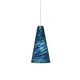 Freejack Mini Taza Pendant - Satin Nickel / Blue / Green Freejack Mini Taza Pendant - Satin Nickel / Blue / Green