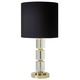 Three Kings Table Lamp - Polished Brass / Crystal / Onyx