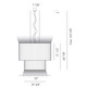 Skirt 2 Tier Suspension - White / Neutral White Skirt 2 Tier Suspension - White / Neutral White