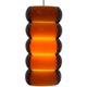 Freejack LED Bangle Pendant - Satin Nickel / Amber