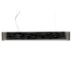 Revel Linear Suspension - Walnut / Gloss Black