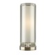 Sara Wall Sconce - Satin Nickel / Clear