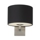 Chelsea Wall Sconce - Satin Nickel / Black Chelsea Wall Sconce - Satin Nickel / Black