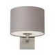 Chelsea Wall Sconce - Satin Nickel / Heather Grey Chelsea Wall Sconce - Satin Nickel / Heather Grey