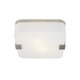 Province Ceiling - Satin Nickel / White Province Ceiling - Satin Nickel / White
