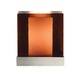 Corbel Wall Sconce - Satin Nickel / Amber Corbel Wall Sconce - Satin Nickel / Amber