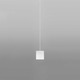 Stick 240 Piccola Pendant - Chrome / Opal Stick 240 Piccola Pendant - Chrome / Opal