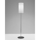 Stick 240 Floor Lamp W / Large Shade - Chrome / Opal