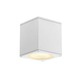 Big Theo Ceiling Out Exterior Wall Sconce - White / 