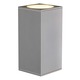 Big Theo Up/ Down Exterior Wall Sconce - Silver Grey Big Theo Up/ Down Exterior Wall Sconce - Silver Grey /