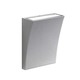 Delwa Wide LED Wall Sconce - Silver Grey / 