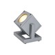 Cubix I Exterior Floor Lamp - Silver Grey Cubix I Exterior Floor Lamp - Silver Grey /
