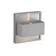 Docu Up /Down White LED Beam Exterior Wall Sconce - Silver Grey Docu Up /Down White LED Beam Exterior Wall Sconce - Silver Grey /