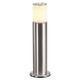 Rox Acrylic Path Light - Brushed Aluminum / White