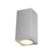 Theo Exterior Ceiling Flush Mount - Silver Grey / 