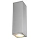 Theo Up /Down Exterior Wall Sconce - Silver Grey / 