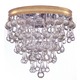 Calypso Ceiling Flush Mount - Aged Brass / Clear Calypso Ceiling Flush Mount - Aged Brass / Clear