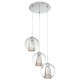 Bling Bang 3 Light Suspension - Chrome / Clear Bling Bang 3 Light Suspension - Chrome / Clear