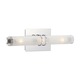 Rings 3-Light Bath Bar - Chrome / Frosted
