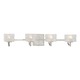 Squared Bath Bar 2-Light - Polished Nickel / Frosted Squared Bath Bar 2-Light - Polished Nickel / Frosted