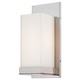 P1700 Wall Sconce - Polished Nickel / White P1700 Wall Sconce - Polished Nickel / White