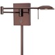 P4328 LED Swing Arm Wall Sconce - Chocolate Chrome / 