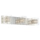Jewel Box Bath Bar 3-Light - Chrome / Clear / Aluminum Jewel Box Bath Bar 3-Light - Chrome / Clear / Aluminum