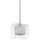 Jewel Box Mini Pendant - Chrome / Clear / Aluminum