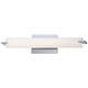 Tube LED Bath Bar - Chrome / Etched Opal