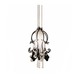 CR24 Chandelier - Lead / Clear / Black CR24 Chandelier - Lead / Clear / Black