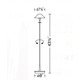 Aging Eye Glass Shade Floor Lamp - /