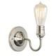 Retro Edison Wall Sconce - Satin Nickel / 
