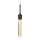 Retro Tubular Pendant - Bronze / 
