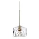 EZ Jack Krypto Pendant - Polished Nickel / Clear EZ Jack Krypto Pendant - Polished Nickel / Clear