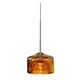 EZ Jack Krypto Pendant - Polished Nickel / Amber EZ Jack Krypto Pendant - Polished Nickel / Amber