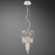 Cameo 1Lt Chandelier - Nickel / Nickel Strands