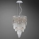 Cameo 4 Light Chandelier - Nickel / Nickel Strands Cameo 4 Light Chandelier - Nickel / Nickel Strands