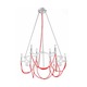 Triumph 12 Light Chandelier - Red Triumph 12 Light Chandelier - / Red